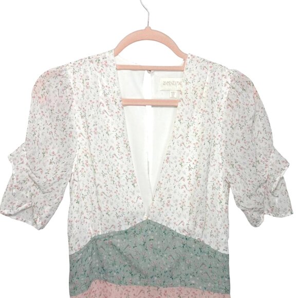 DIVINE HERTIAGE Floral Print Midi Dress - Picture 5 of 11